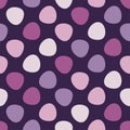 .Polka dot seamless pattern. ÃÂ¢extile rapport. Royalty Free Stock Photo